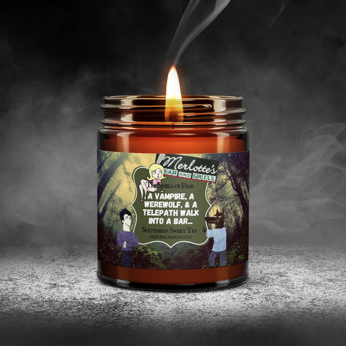 A Telepath, A Vampire, & A Werewolf Walk into a Bar - Candles - The Smell of Fear