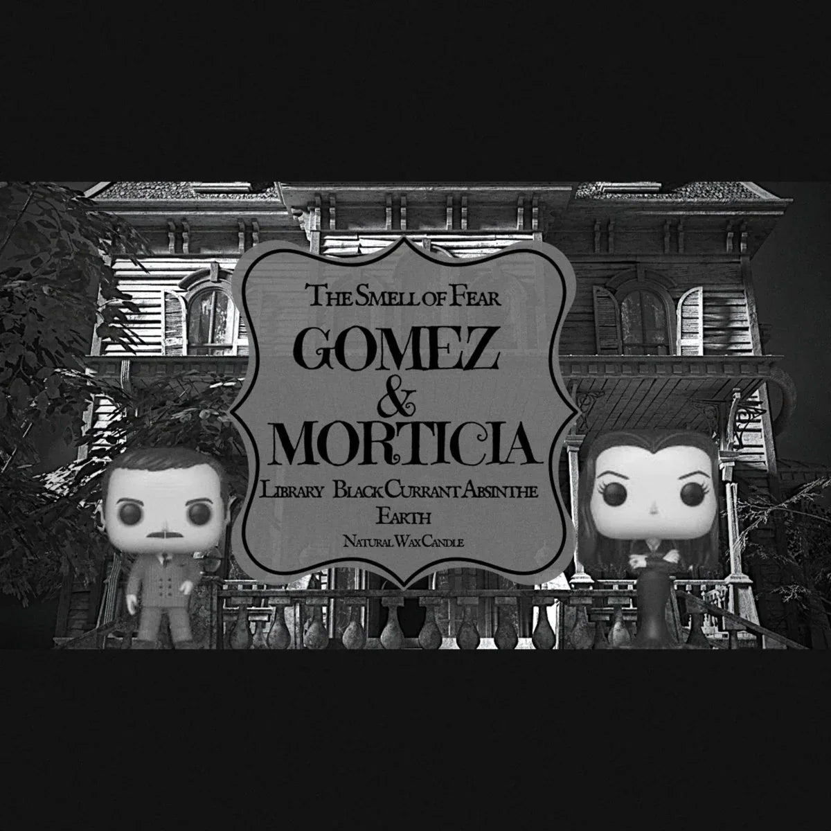 Gomez & Morticia Candle - Candles - The Smell of Fear