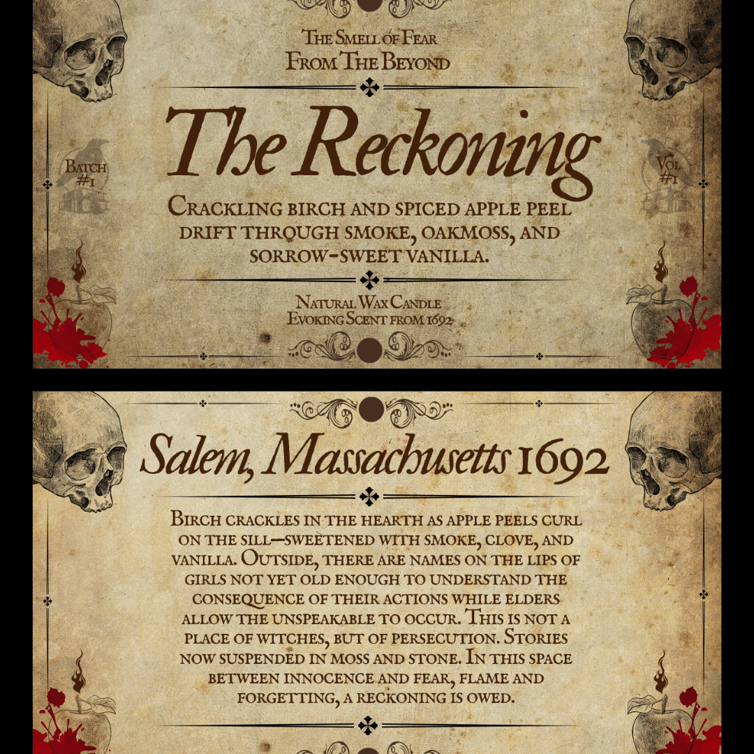 The Reckoning Candle - Candles - The Smell of Fear