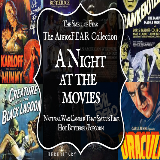 A Night at the Movies Candle