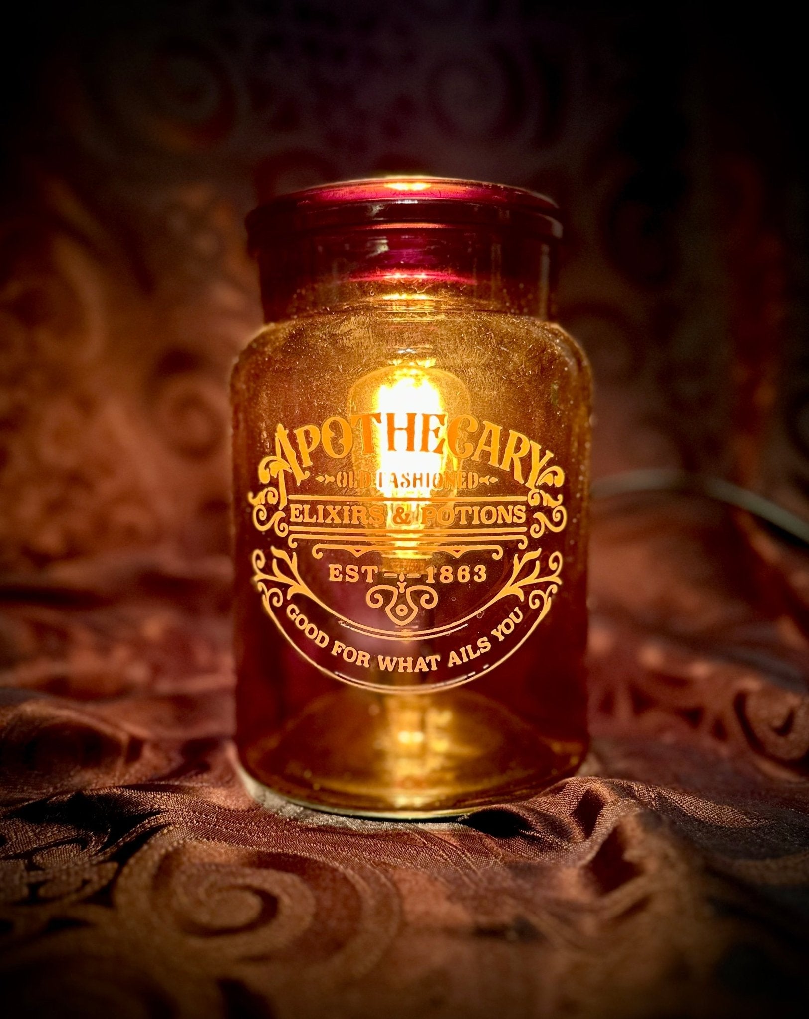 Apothecary Jar Wax Melter - The Smell of Fear