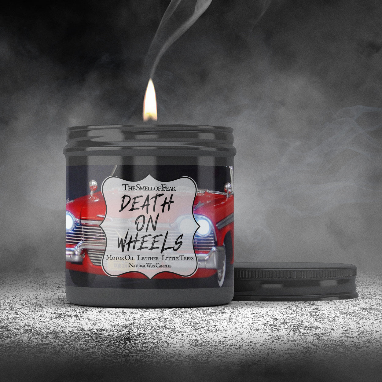 Death on Wheels Candle - Candles - The Smell of Fear