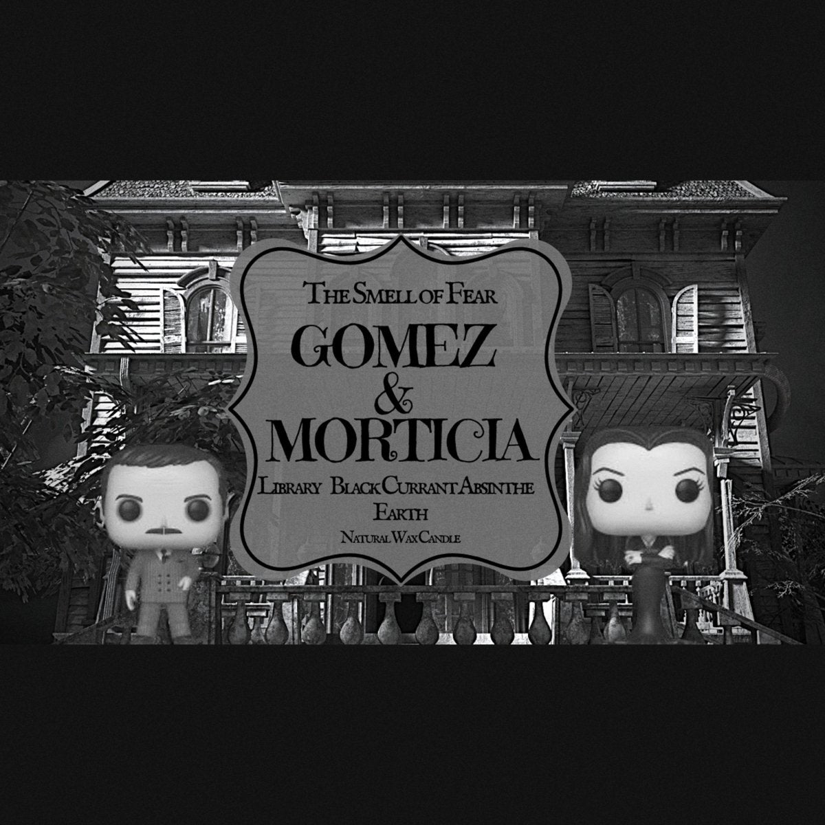 Gomez & Morticia Candle - Candles - The Smell of Fear
