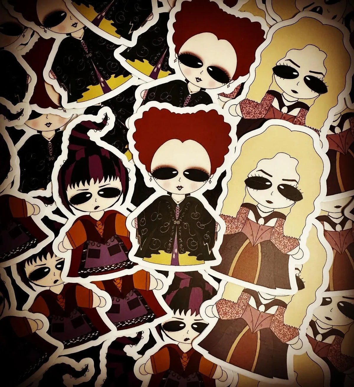 Fearful Fiends Stickers – Spooky Vinyl for a Fiendish Touch