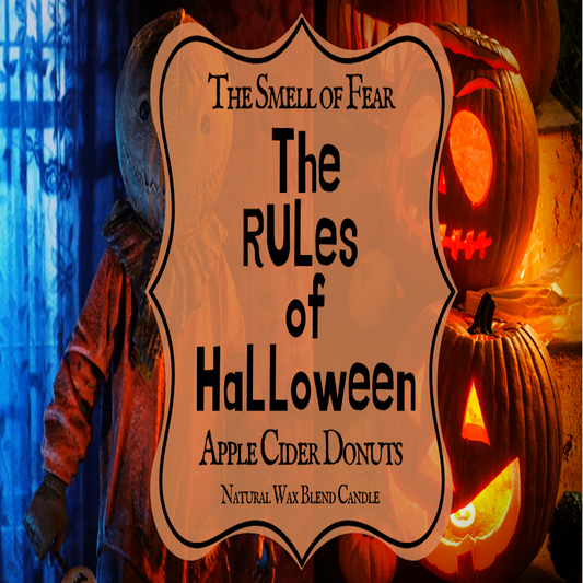Rules of Halloween Candle - The Smell of Fear 