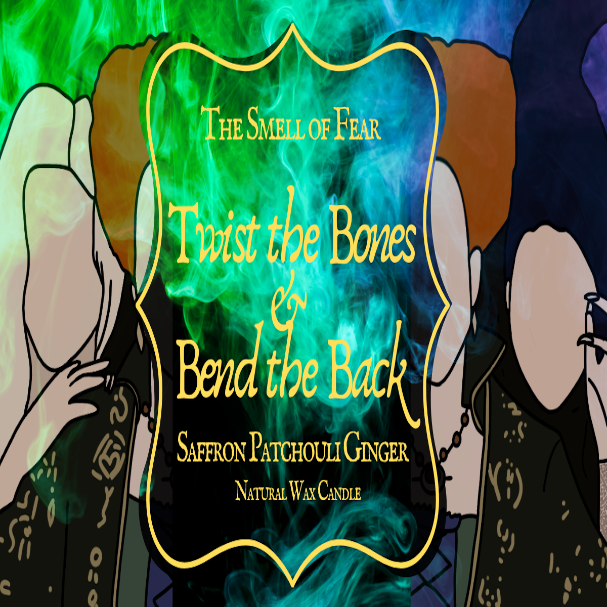 Twist the Bones & Bend the Back Candle - The Smell of Fear 