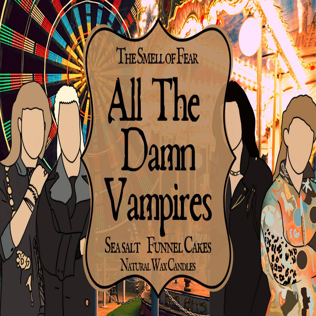 All the Damn Vampires Candle - The Smell of Fear 